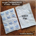 Ice gel THERMAFREEZE pengganti es batu THERMA FREEZE square frozen (price/cell)
